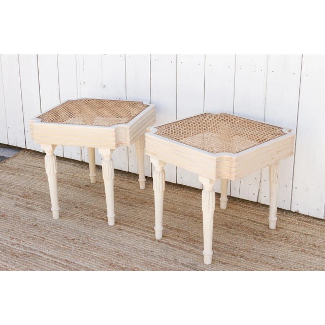 British Colonial Plantation Side Tables, Pair For Sale In Los Angeles - Image 6 of 11