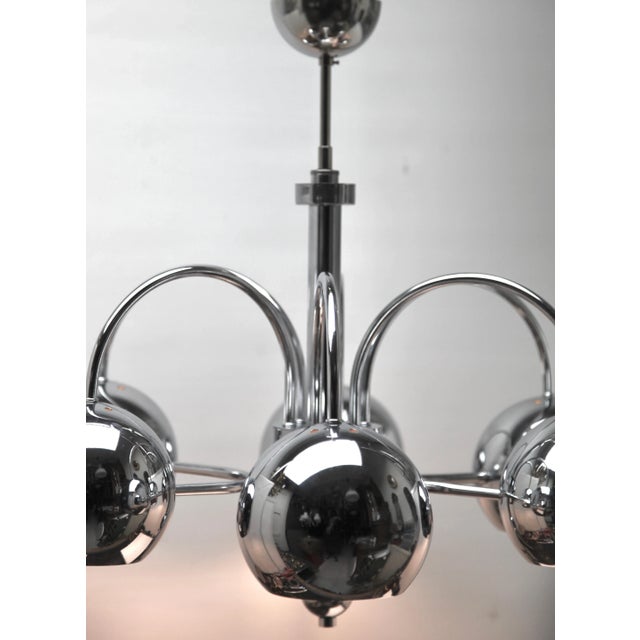 Ceiling Lamp with 6 Eyeball Lights by Goffredo Reggiani, 1960s For Sale - Image 9 of 11