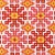 Sample - Schumacher Palmetto Print Fabric in Tropical For Sale