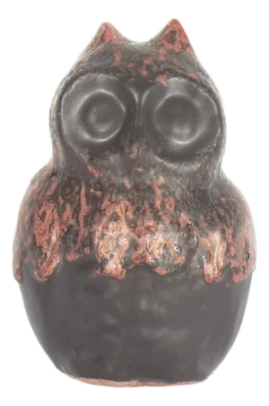 West German Fat Lava Ceramic Owl by Otto Keramik