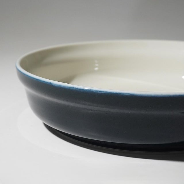 Blue Eco Service Set by Giovanni Garibaldi for Ginori, 1970s, Set of 20 For Sale - Image 8 of 13