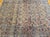 Textile Antique Kerman Lavar Rug, Hand-Knotted Wool, All-Over Floral Pattern, Ivory & Blue, 9x12 For Sale - Image 7 of 16
