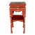 Vintage Red Lacquered Chinoiserie Side Table For Sale