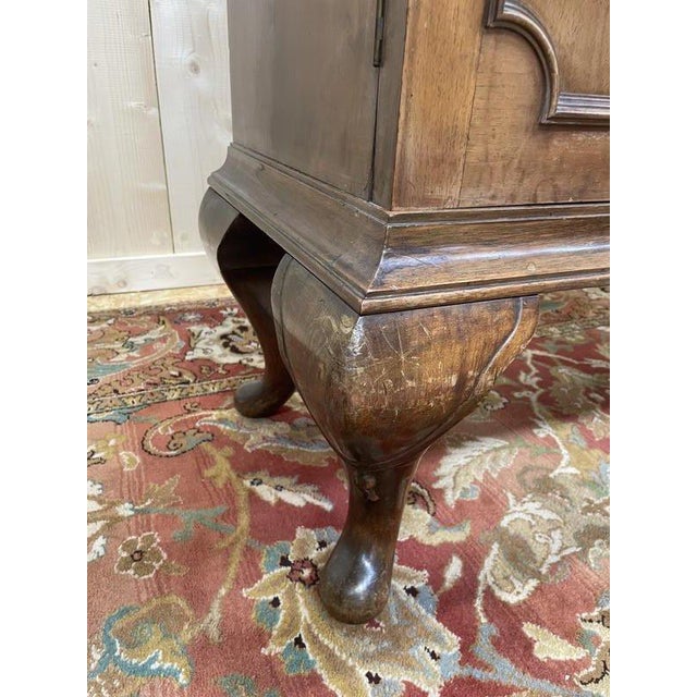 Antique Walnut Display Cabinet, 1900 For Sale - Image 4 of 7