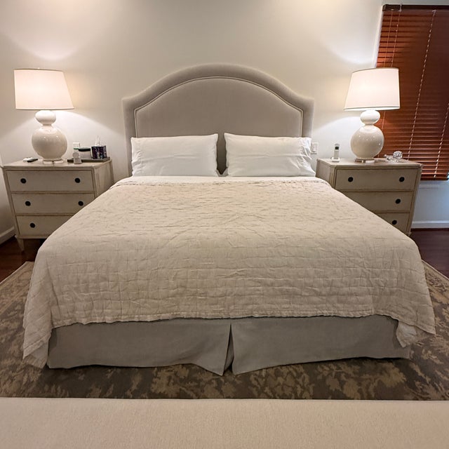 King Size Rogers & Goffigon Fully Upholstered Bed A custom design and build of exceptional quality and timeless style....