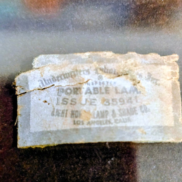 1960s Large Light House Lamp & Shade Co. Walnut Table Lamp – 32.5" Mid-Century Modern Los Angeles For Sale - Image 12 of 12