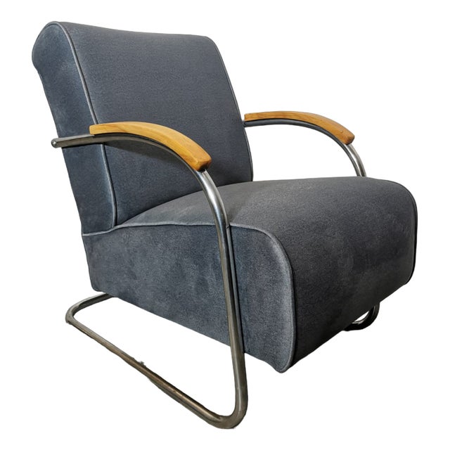 Bauhaus Lounge Chair from Mücke Melder, 1940s For Sale