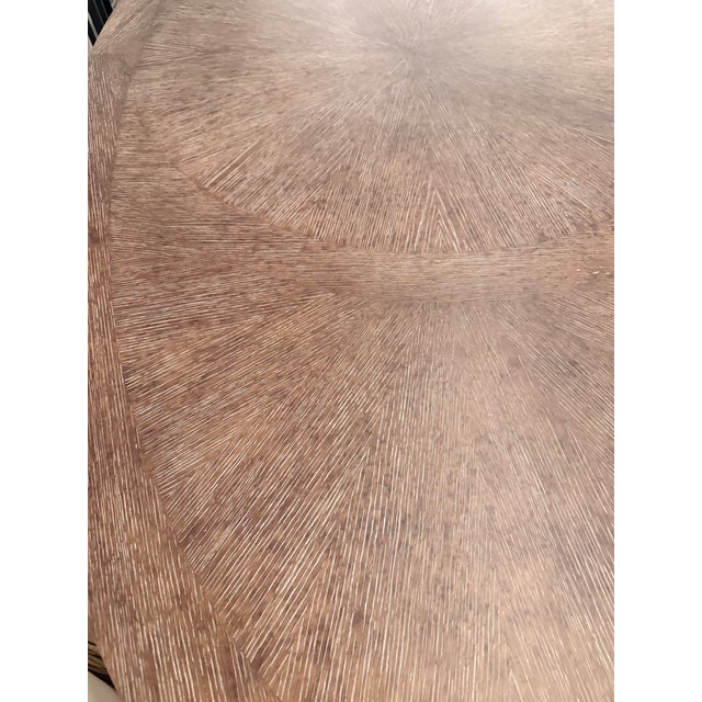 Baker Oval Wood Dining Table For Sale In West Palm - Image 6 of 6