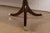 Baker Furniture Style Georgian English Yew Wood and Mahogany Double Pedestal Extension Dining Table, Newly Refinished For Sale - Image 10 of 12