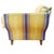 Grand Scale Neoclassical Revival Italian Maximalist Armchair With Bolsters and Tassels For Sale - Image 9 of 14