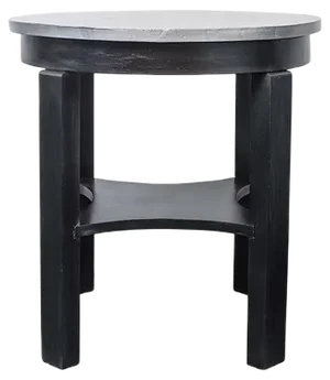 Art Deco Round Side Table, 1930s