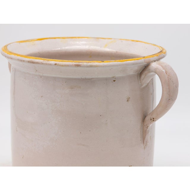 Beige Antique Stoneware Urn, Italy Early 20th C. For Sale - Image 8 of 11