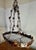 Wrought Iron Pot Rack With Grapevine Design, Distressed Finish For Sale - Image 4 of 10