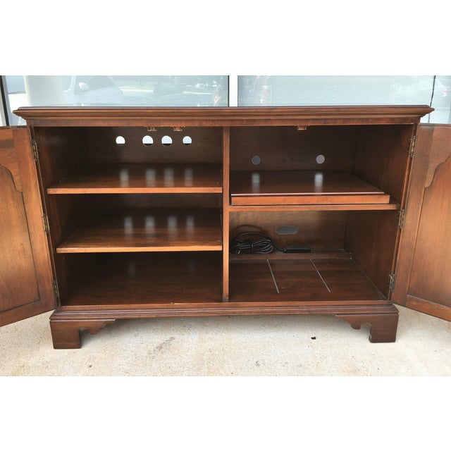 Ethan Allen Solid Cherry Multimedia Chairish