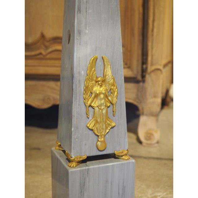 More information coming soon… Standing over 25 inches tall, this pair of blue turquin marble obelisks would make fantastic...