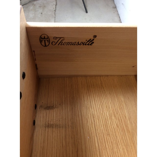 Vintage Campaign Style Oak Wall Unit With Brass Hardware For Sale - Image 13 of 17