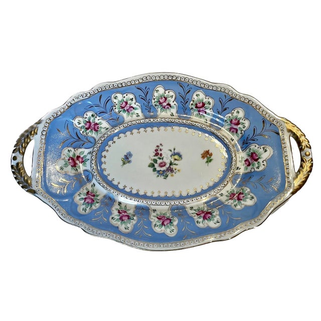 Vintage Dresden Floral & Lavender Lidded Tureen For Sale In Atlanta - Image 6 of 12