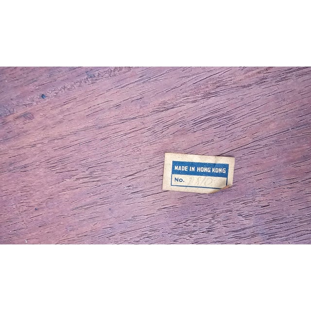 Pair of Chinese Ming Style Dark Stained Side Tables For Sale - Image 12 of 12