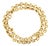 Vintage Maleggi Italian 18k Gold Double Rolo Link Long Necklace, 121.8 Grams For Sale