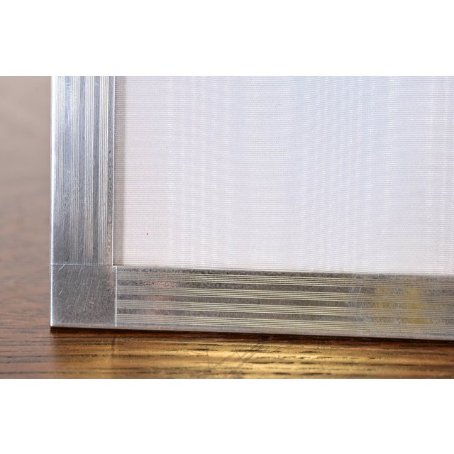 Metal Tiffany & Co. Art Deco Sterling Silver Picture Frame For Sale - Image 7 of 14