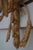 Gold 1990s Pair of Italian Gold Wheat Sheaf Candelabra Wall Sconces For Sale - Image 8 of 12