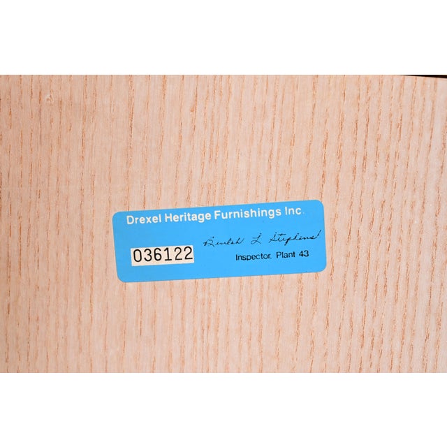 1980s Drexel Heritage Modern Art Deco Nightstands, Pair For Sale - Image 15 of 16