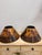 Vintage Hand Painted Safari Paper Lampshades With Craquelure Finish - a Pair For Sale - Image 9 of 9