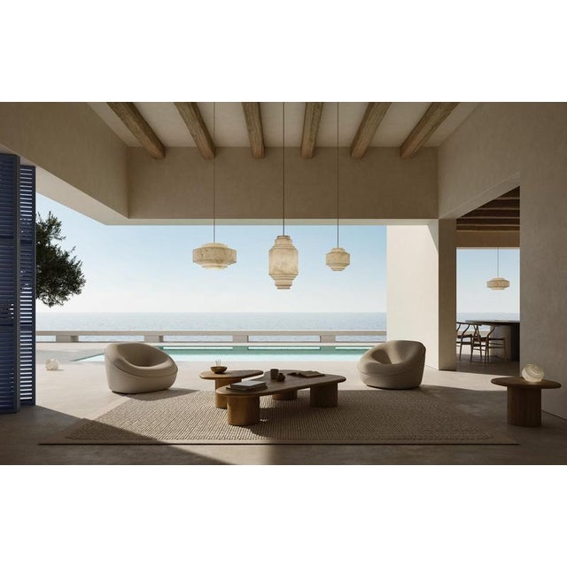 Not Yet Made - Made To Order Marina Pendant Lamp by United Alabaster For Sale - Image 5 of 8