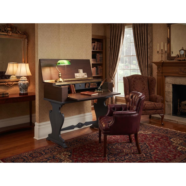 Victorian Piano Spinet Writing Desk For Sale - Image 11 of 11