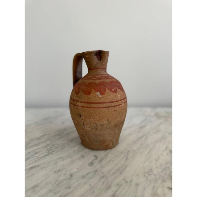 Rustic European Mid 19th Century Terracotta Pignata Pot With Half Glaze For Sale - Image 3 of 6