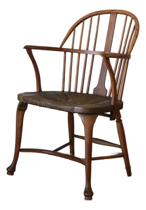 Early 19th Cabriole Leg Windsor Armchair