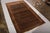 1950s Vintage Mid-Century Persian Rug Beige Brown Open Field Gabbeh Design For Sale - Image 4 of 7
