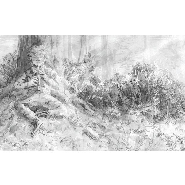 Piper by Abby Olsen Piper captures Dickon reclining at the base of a tree playing his pipe. Mary and the woodland...