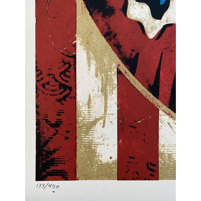 Contemporary Shepard Fairey (Obey), God Save the Queen, Signed Silkscreen For Sale - Image 3 of 5