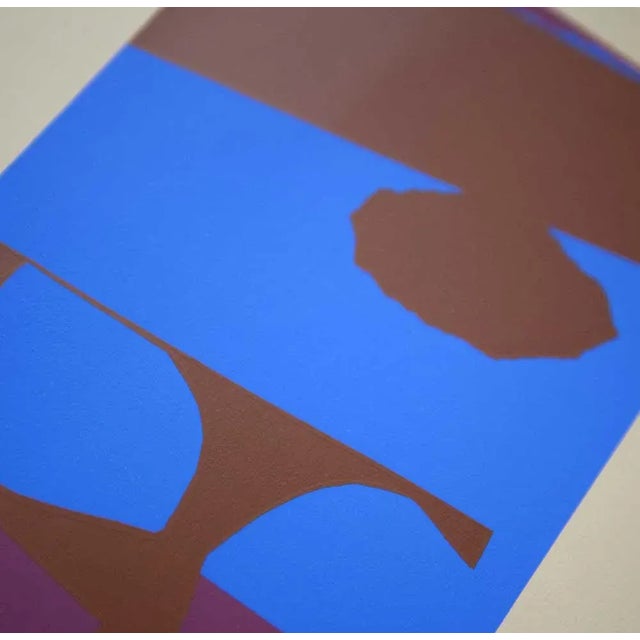 Modern Modern Josef Albers Original Silkscreen 1963 [XVIII-6b] Limited Ed. W/Archival Frame For Sale - Image 3 of 6