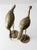 Brass Mid Century Brass Heron Figurines Pair For Sale - Image 8 of 12