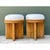 Vintage Rattan Drum Stools - A Pair For Sale - Image 4 of 12
