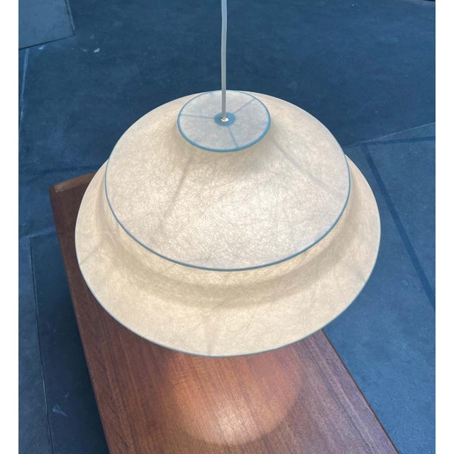 Mid-Century Modern Cocoon Pendant Lamp by Friedel Wauer for Goldkant Leuchten, Germany, 1960s For Sale - Image 4 of 18