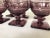Shabby Chic Vintage Purple Glass Set of 6 Sherbet Glasses For Sale - Image 3 of 6