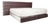 La Donna Bed in Silver Fabric with Cashmere Mattress from Cocoon For Sale