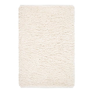 Dash & Albert by Annie Selke Kodiak Ivory Woven Microfiber Rug, 8' x 10' For Sale