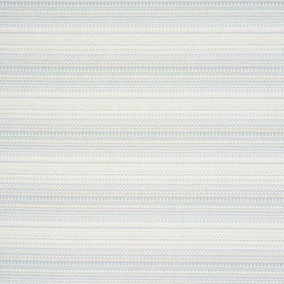Schumacher Sabine Performance Stripe Fabric In Mineral For Sale