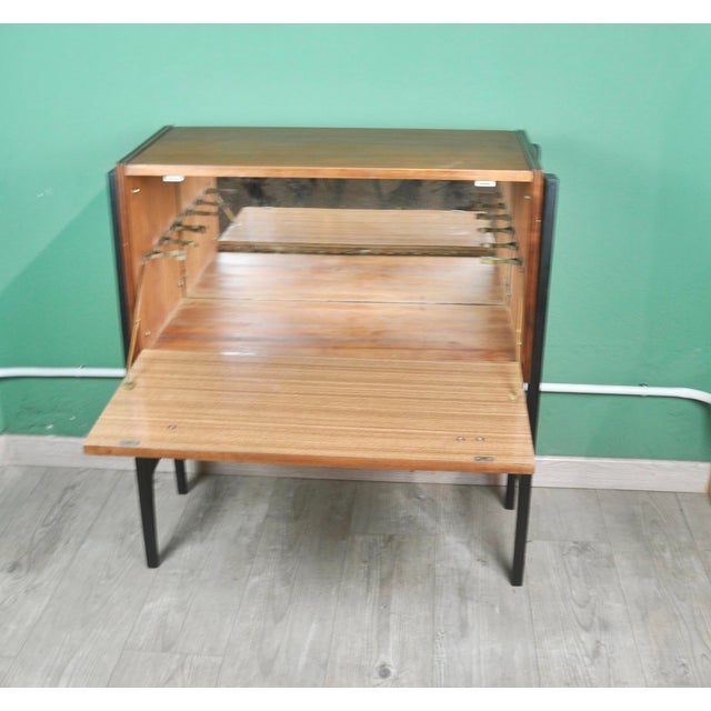 Bar Cabinet with Chrome Handles, 1960s For Sale - Image 4 of 16