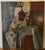 1950s Mid-Century Modern Abstract Impressionist Oil Painting on Board - Portrait of a Seated Man For Sale - Image 5 of 8