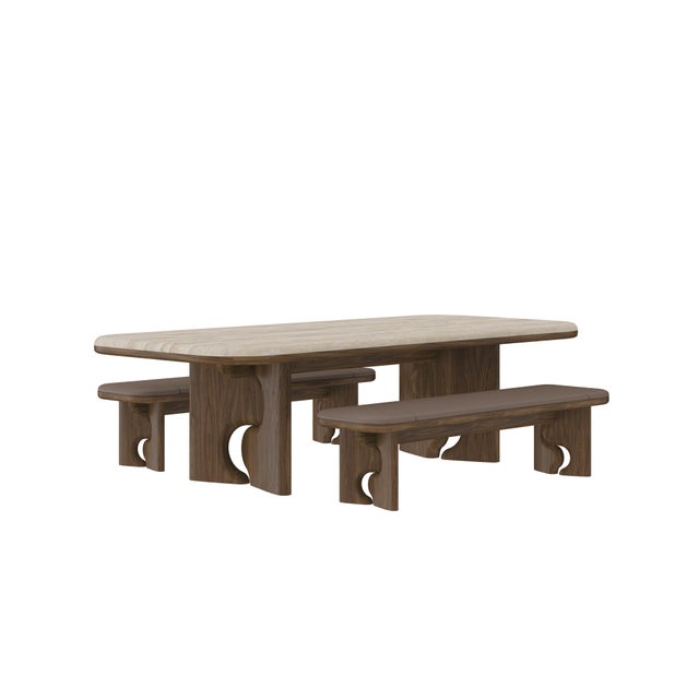 Not Yet Made - Made To Order Portman Dining Set by Wood Tailors, Set of 3 For Sale - Image 5 of 11