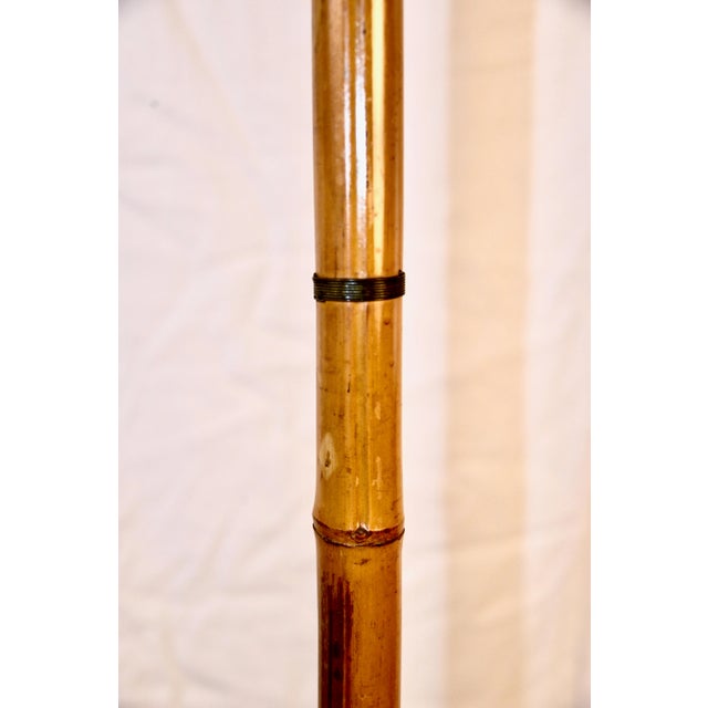 Russel Wright, Nyc Bamboo and Spun Brass Floor Lamp, Mid-20th Century For Sale - Image 9 of 12