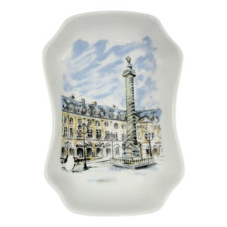 Vintage Hotel Ritz Paris Place Vendôme Porcelain Ashtray For Sale