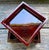 Oxblood Red Mid 20th Century Korean Lacquer Vanity Box With Iridescent Mother-of-Pearl Inlay For Sale - Image 8 of 9