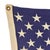 Late 20th Century Vintage Cotton American Flag With Sewn Stars For Sale - Image 5 of 6