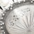 Art Deco Geometric Frosted Glass & Nickeled Starburst Chandelier Signed Degué For Sale - Image 18 of 18